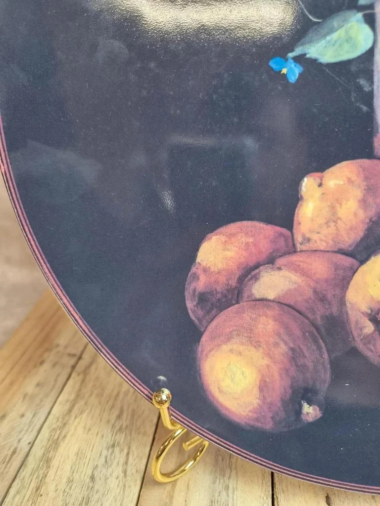 Prato grande Gien Cueillette D. Lalande 30 cm - Decoração frutas e violetas – photo 4
